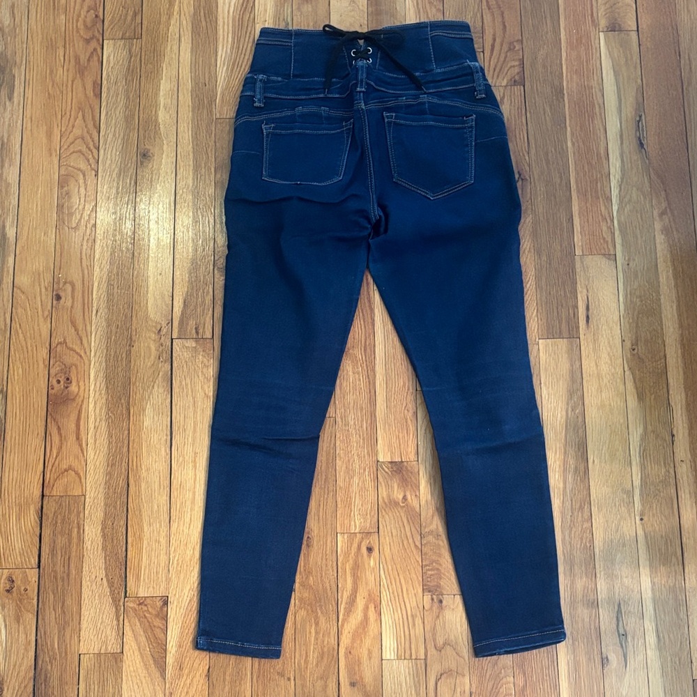 Wax Jean Women's High Rise Jeans - Dark Blue (1)